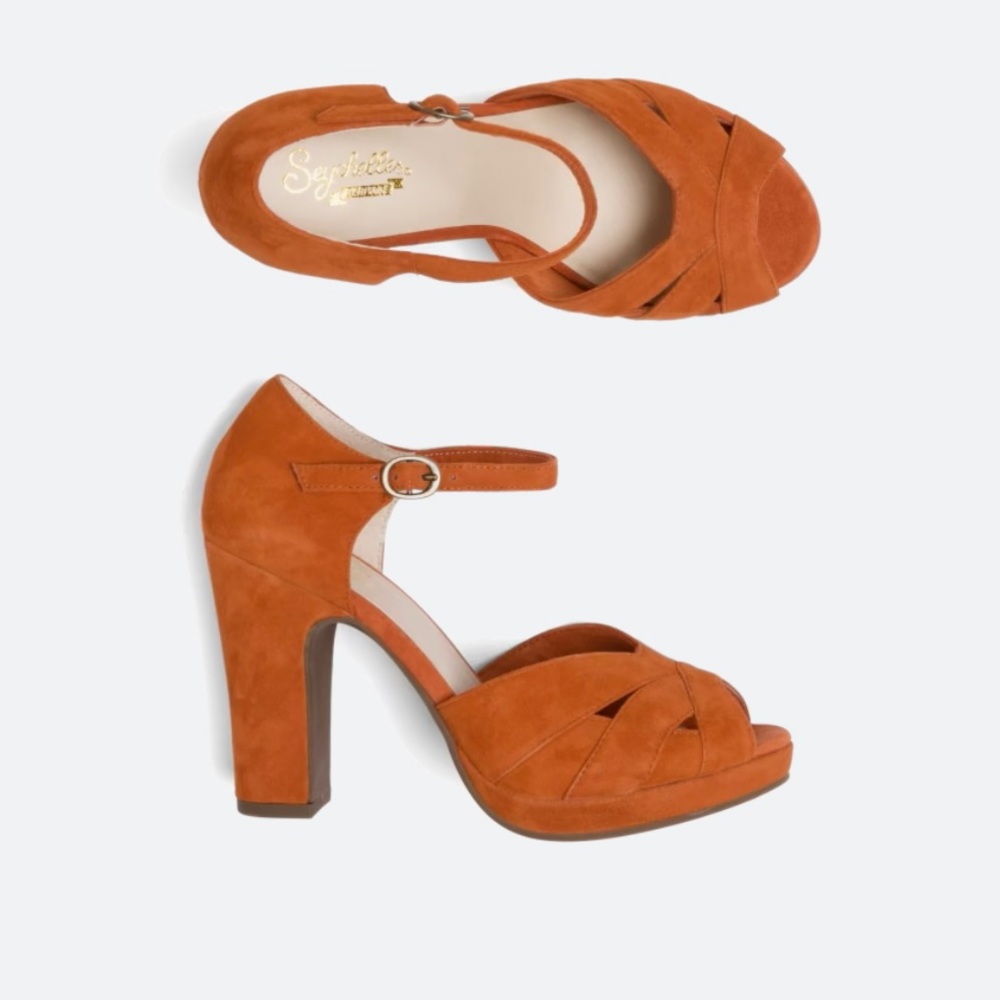 Seychelles 7.5 Ankle Strap Platform Pump
